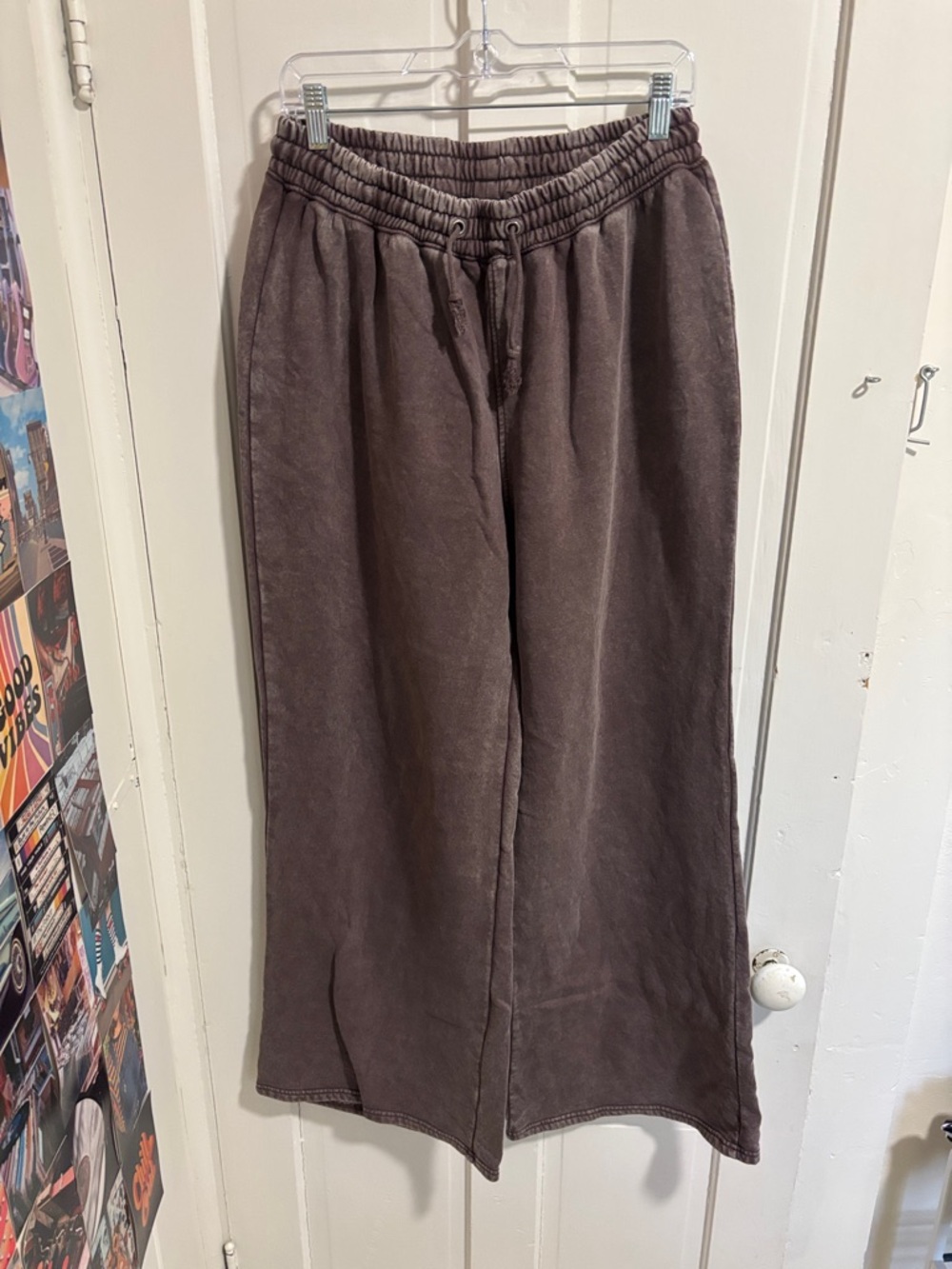 Fashion Nova Brown Wide Leg Drawstring Pants